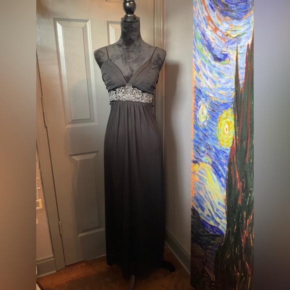 Taboo Dresses & Skirts - Taboo vintage small black empire waist gown